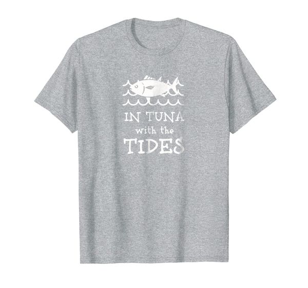 

funny tuna pun tshirt gift fish pun tee punsters, White;black