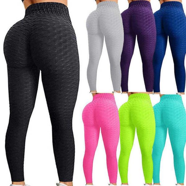 

women's fitness yoga pants high waist leggings buttocks solid color breathable classic trousers sports tights, White;red