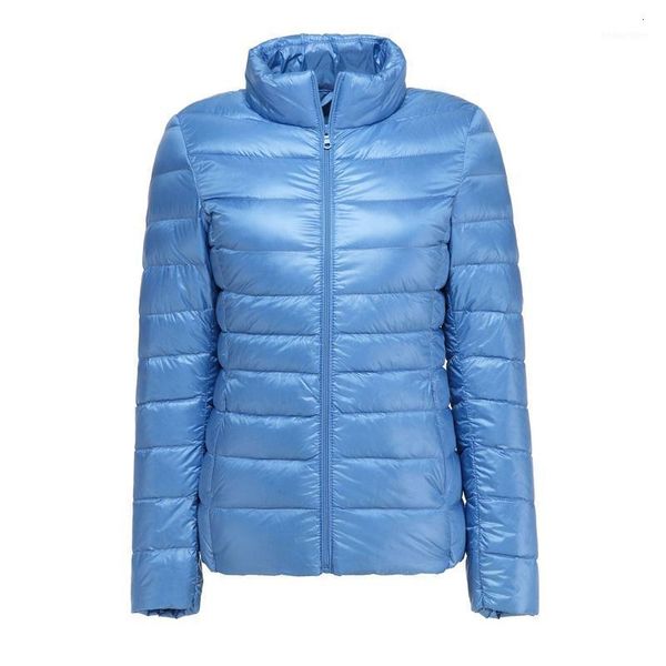 

Women's & Winter jacket Woman Outerwear Slim stand collar Warm Down Coat Women Ultra Light White Duck Parkas RE08241 I4YH, Black