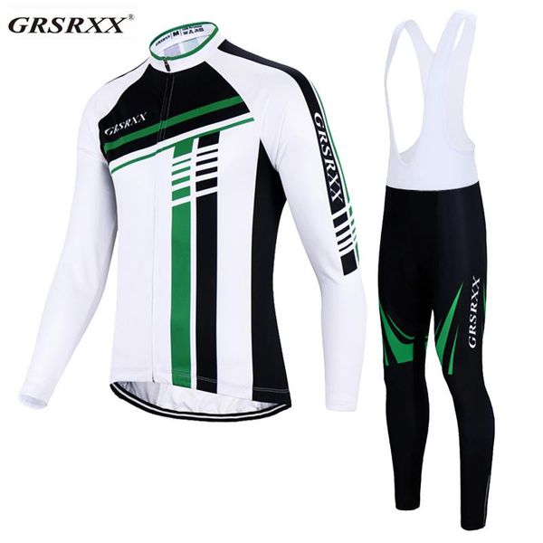 

cycling set 2021 autumn men long sleeve racing suit bicycle team mtb bike sportswear breathable uniform sets, Black;blue