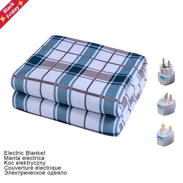 

electric blanket 220v thicker heater double body warmer 180*150cm heated mattress thermostat heating blankets