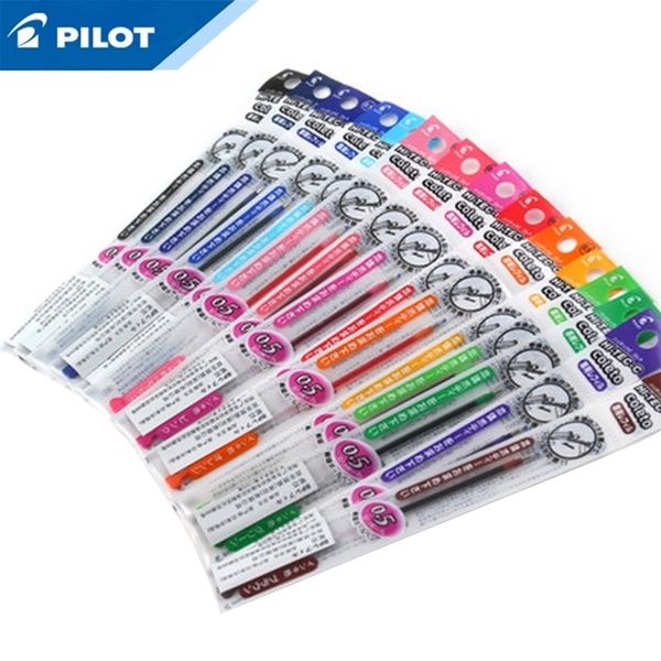 Piloto Hi-Tec-C Coleto Super Fino 0.4mm Recargas para Ultra-fino Core Pen Gel Multi Caneta Reculsos 15 Cores Conjunto 210330