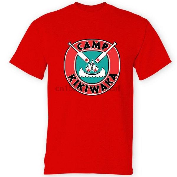 

men's t-shirts kikiwaka camp kid tv program camping red t-shirt unisex, White;black