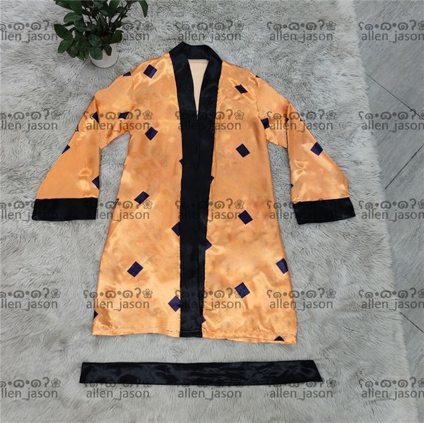 

orange hipster bath robe women's luxury sleepwear home bathroom oudoor goddess must designer clothes