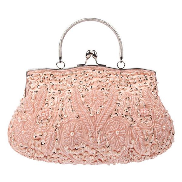 

evening bags 2021 luxury sequined flower tote fashion ladies party wedding purses