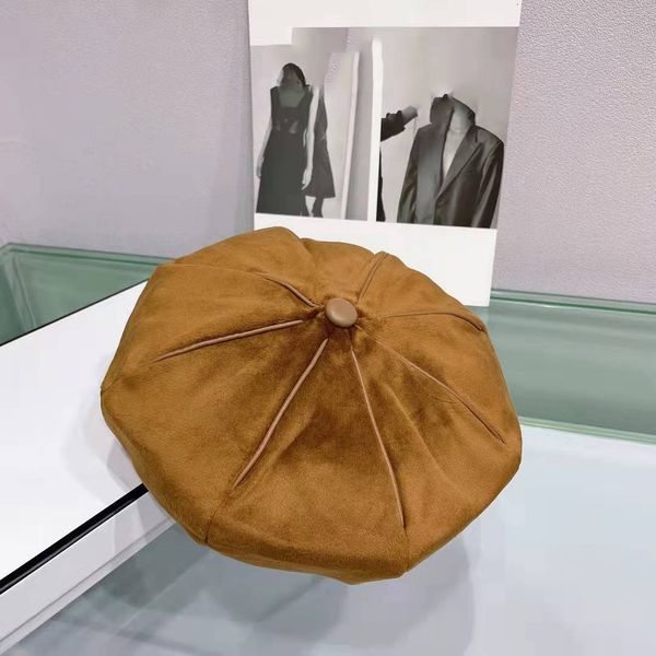 

beret luxury designers beret women's hat velvet material classic style simple leisure retro 2 colors optional very beautiful good nice, Blue;gray