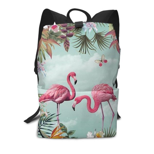 

school bags hawaiian style flamingos boys waterproof large backpack for teenagers boy student bag