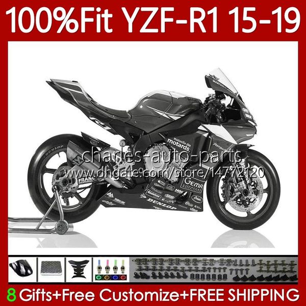 Einspritzverkleidungen für Yamaha YZF R 1 1000CC YZF-R1 2015–2019 104Nr