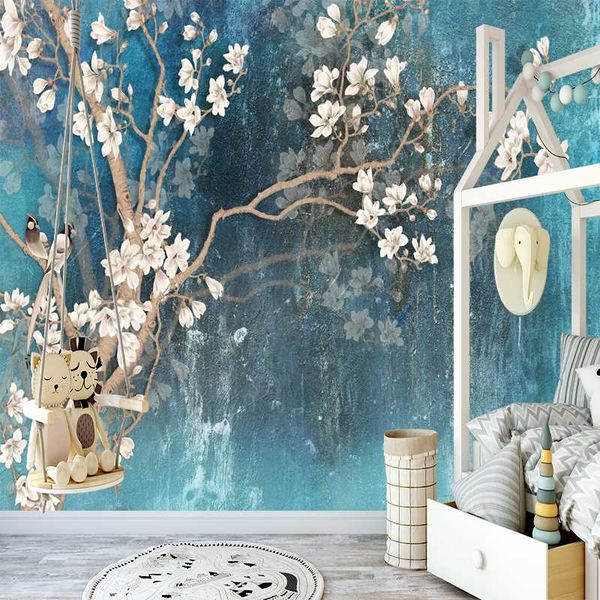 

milofi 3d custom wallpaper eyebrow magpie illustration wallpapers