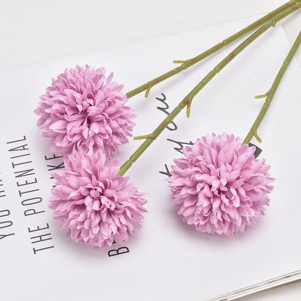 

decorative flowers & wreaths 1/3psc 28cm dandelion artificial for home decoration wedding bride chic romantic fall decor
