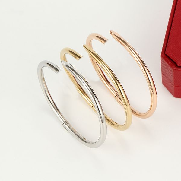 

exquisite love bracelets bangle nail bracelets christmas gifts can be given to male and female friends., Black