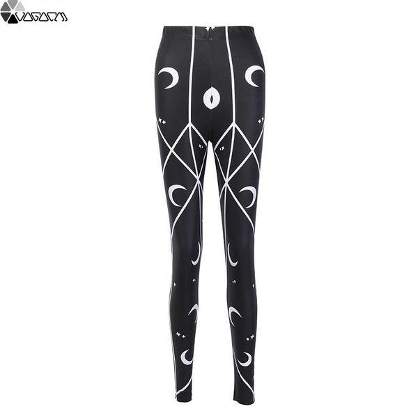

yoga pants woman fitness exercise gothic street tight girl sweatpants workout high waist print base outfits, White;red