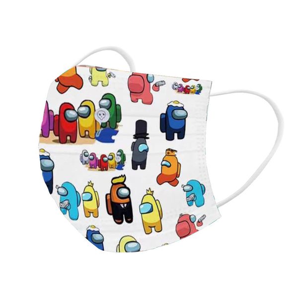 

custom logo new disposable three-layer melt blown colorful spunlaced mask