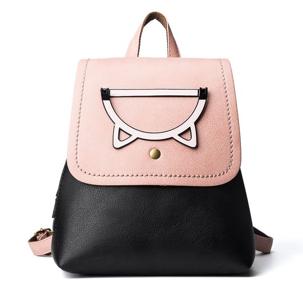

womens satchels bag fashion backpack samll computer backpack ladies school bag colorful handbag pu leather bags
