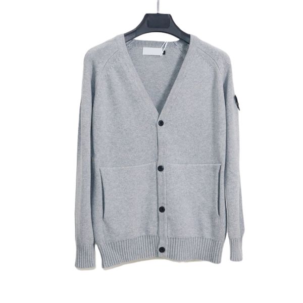 

designer for mens sweater v neckline sweaters men cardigan long sleeve fashion knitting printing, White;black