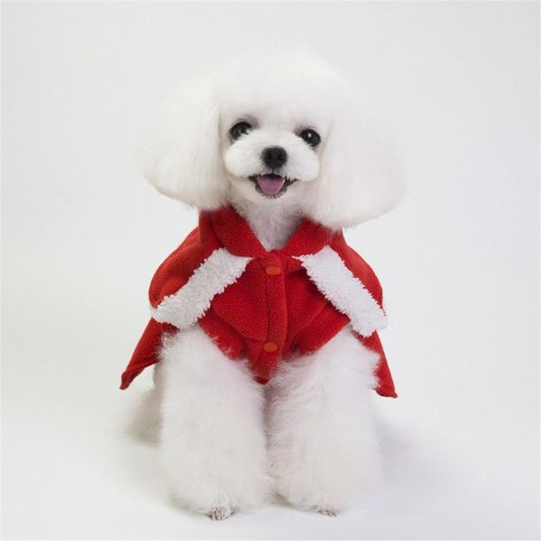 

dog apparel pet christmas santa costume clothes cosplay autumn winter warm party holiday pug chihuahua wear supplies