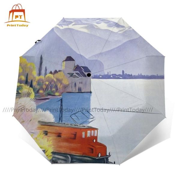 

umbrellas railway umbrella windproof auto mini design reinforced trekking