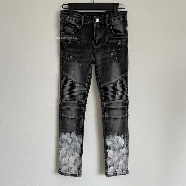 

jeans oem children's fashion kids jeans, boys trousers 2-14 years old baby autumn winter clothing locomotive ins style, Blue