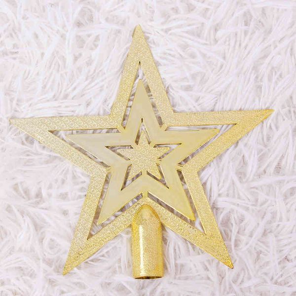 

decorations golden european christmas tree red five pointed star 10 15 / 20cm