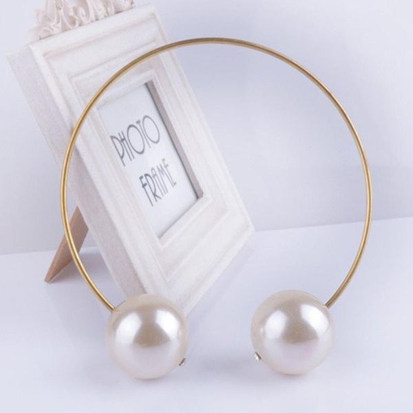 

chokers catwalk neck accessories size pearl necklace for women goth collar necklaces fashion trend charm aesthetics jewelry choker, Golden;silver