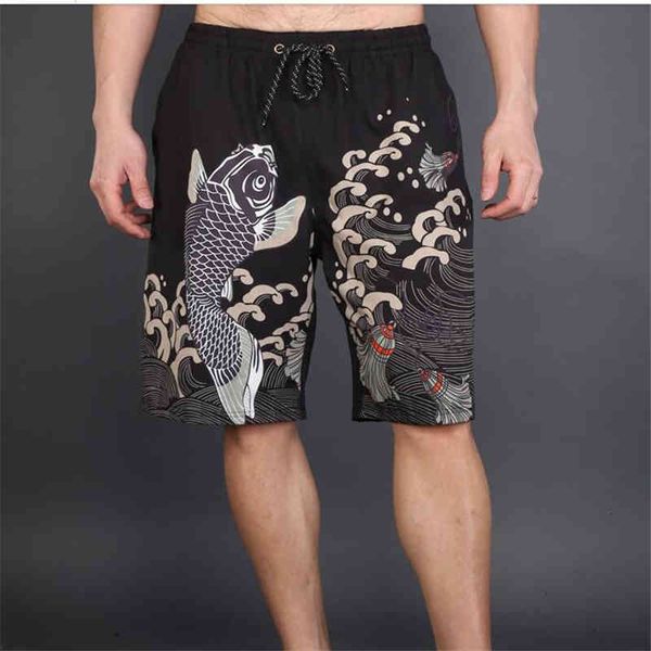 

short casual summer short cotton plus size men, White;black