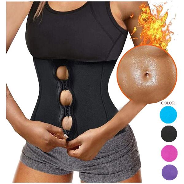 

waist support women cinchers ladies corset shaper band body building postpartum belly slimming belt modeling strap shapewear, Black;gray