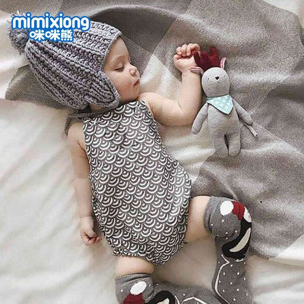 

factory wholesale baby sleeveless knit khat, Blue