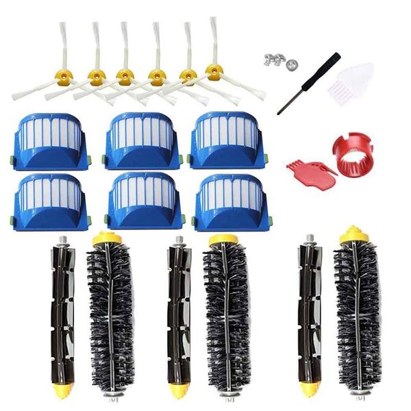 

vacuum cleaners multi-set main roller brush side brushes filter for 645 655 677 accessories spare parts