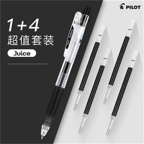 

painting pens japane pilot baile juice 0.5 color neutral pen, Black;red