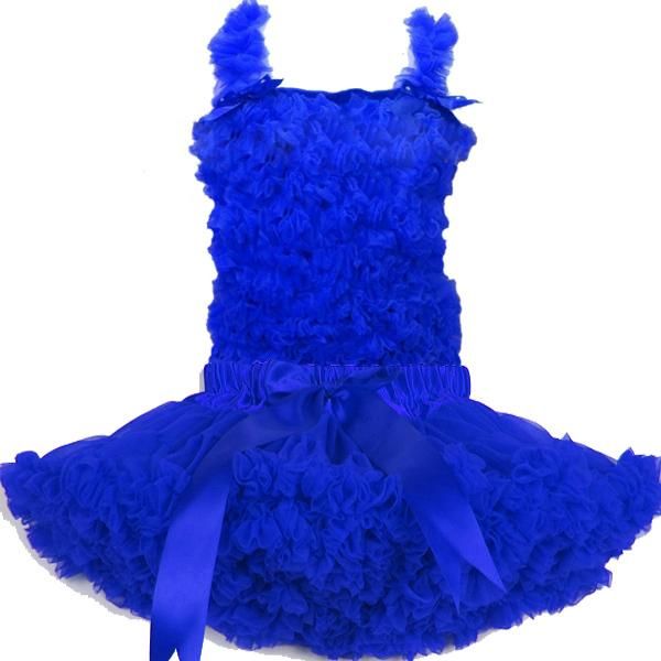 

skirts 1piece royal blue pettiskirt set, girls chiffon tutu skirt set ps-rb