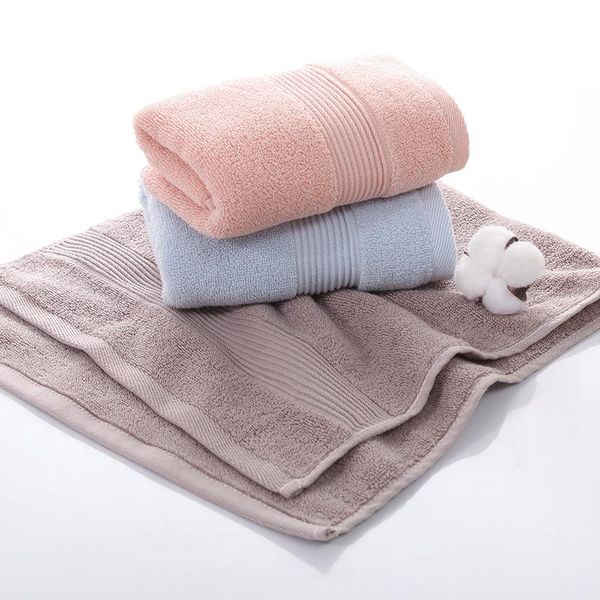 

towel plain color super absorbent bath 100% cotton couple thick soft comfortable home bathroom supplies 34*75cm