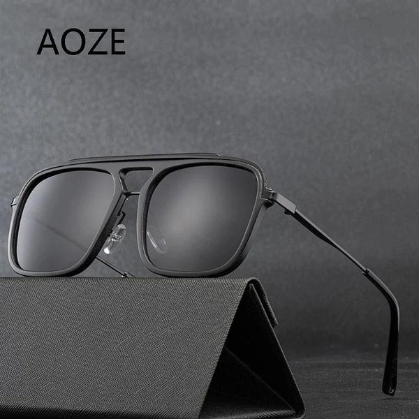 

sunglasses 2021 retro square men's luxury driving sunscreen, White;black