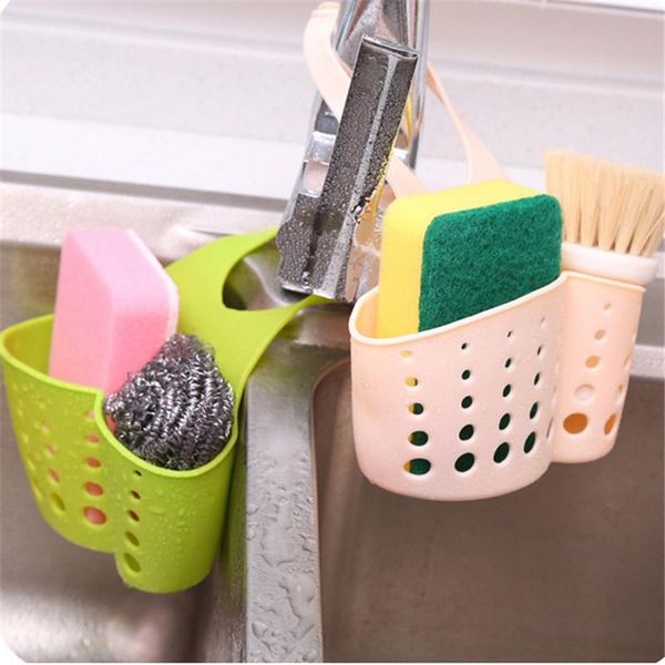 

creative shelf adjustable tank hanging basket kitchen sink drain storage bathroom baskets