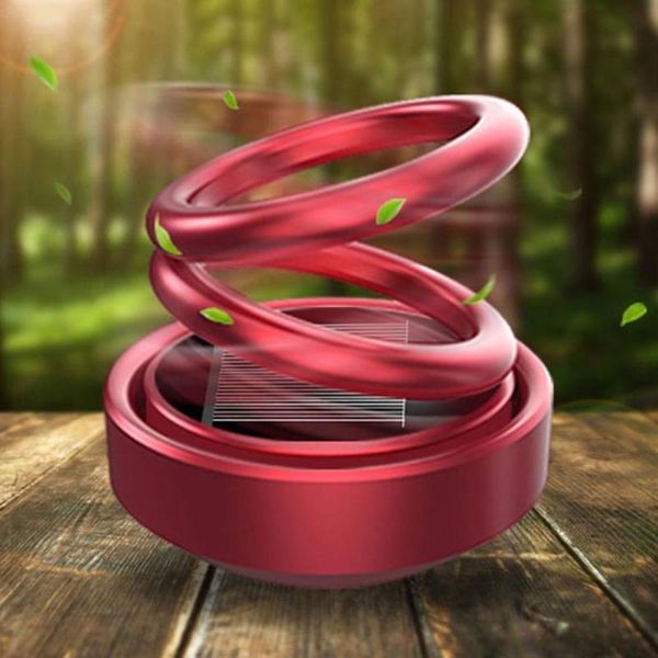 

car air freshener double ring rotating suspension auto purifier