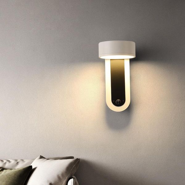 

wall lamps 9w led mount reading light fixture bedside lamp usb charging port switch