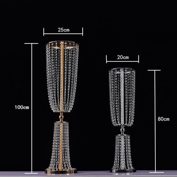 

party decoration 10pcs ) wedding acrylic round aisle stands set flower for luxury
