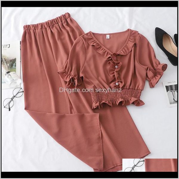 

dress summer women 2 pcs set casacos short sleeve vneck crop loose pants suits woman beach red tracksuits two piece gp4nx hwdqh, White