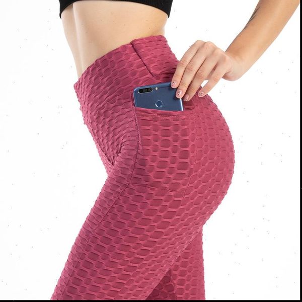 

jianweili push up high waist women legging fitness anti cellulite femme side pockets gym stretch pants breathable, Black