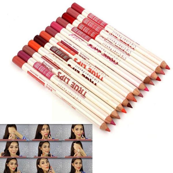 

lip pencils 6pcs/set lipliner pencil nude matte lipsticks pen waterproof velvet cosmetic long-lasting makeup beauty tool s a6a8