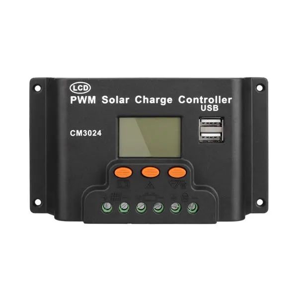 LCD 30A PWM Güneş Paneli Regülatörü Şarj Denetleyicisi 12 V / 24 V 360W / 720W