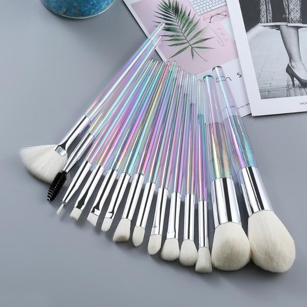 

7/10/14pcs makeup brushes tool set cosmetic powder eye shadow foundation blush blending beauty make up brush maquiagem1