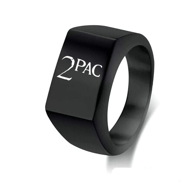 

2 pac black stainless steel rings band men jewelry couple gift size 6-13, Silver