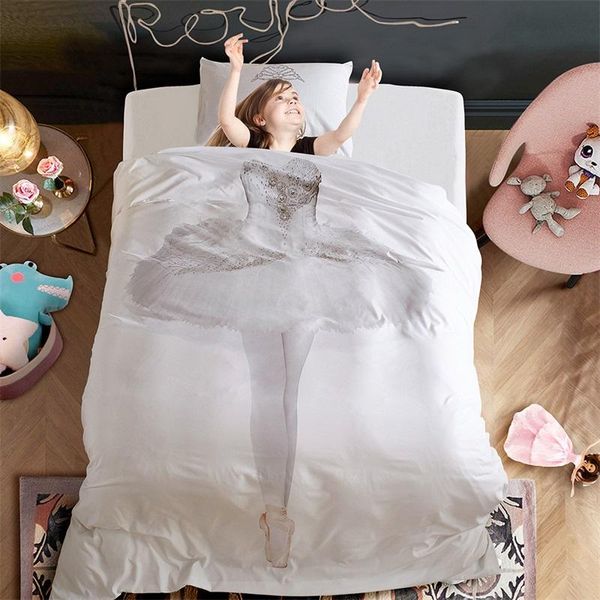 

ballet astrona student dormitor princess bedding set duvet cover 220x240  king bedclothes bed sheet 150x200 covers home sets