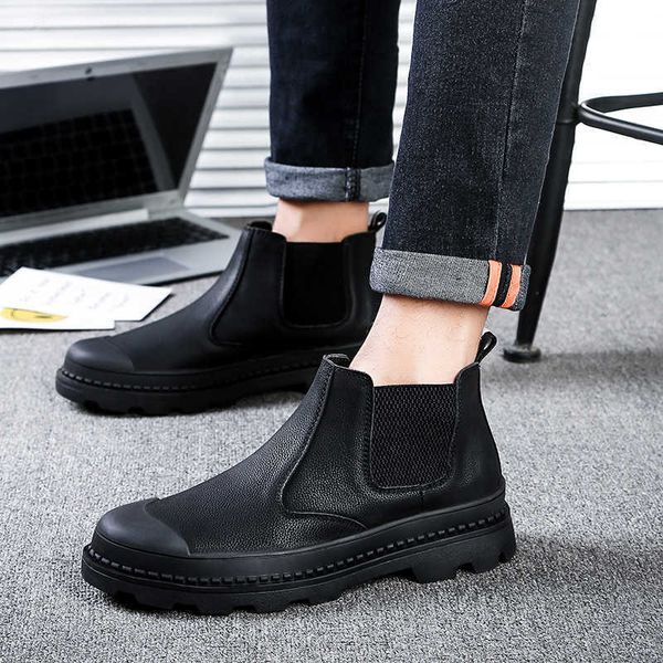 

psh martin boots men's shoes casual warm cotton fashion trend 47 large, Black