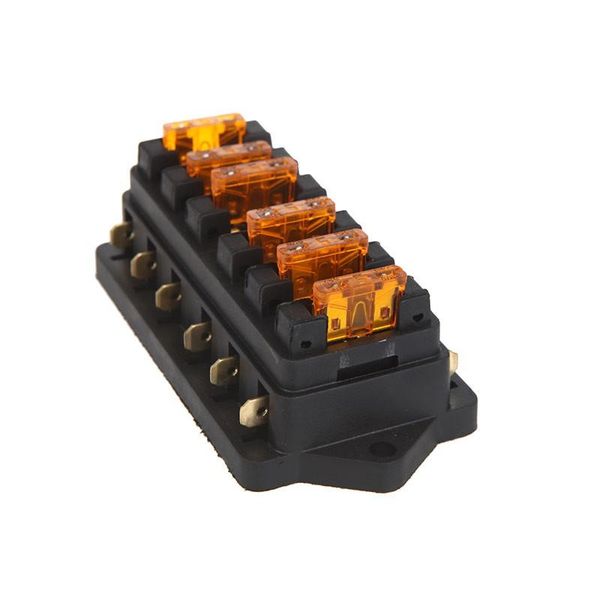 

new universal car truck vehicle 6 way circuit automotive middle-sized blade fuse