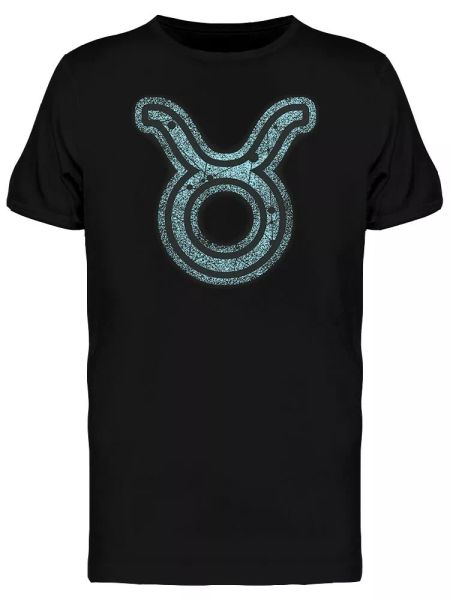 

zodiac symbol sign of the bull men's tee -image by shutterstock, White;black