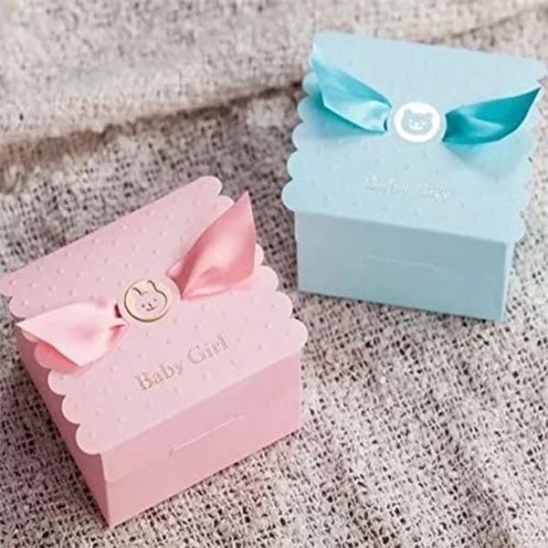 

gift wrap 10 pcs baby shower favors chocolate packaging box candy for kids birthday guests wedding party supplies