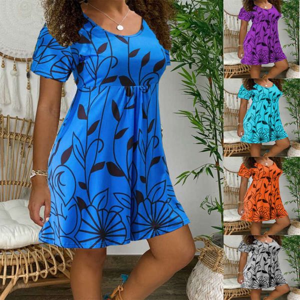 

women's skirt short sleeve dress spring and summer women's, Black;gray