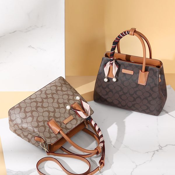 

women's bag luxurys 2020 new shengmei fashion handbag printing single shoulder middle age trend