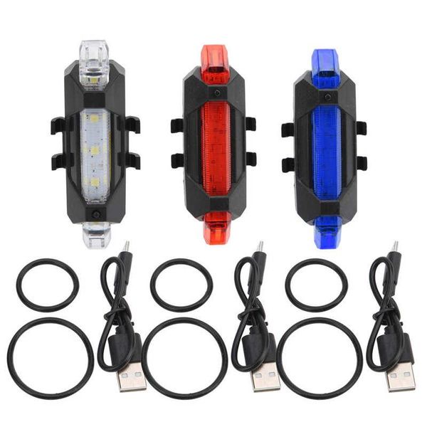 

bike lights headlight portable usb rechargeable bicycle tail light cycling rear led warning accessory parts mountain